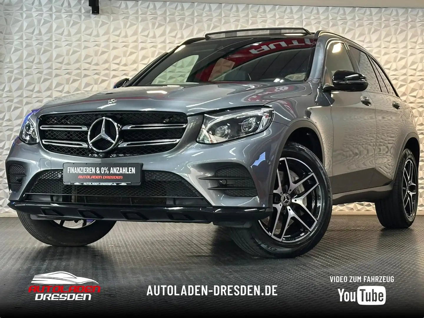 Mercedes-Benz GLC 250 GLC250 AMG 4M NIGHT* LED#PANO#SPUR#360CAM#AHK#SH Grau - 1