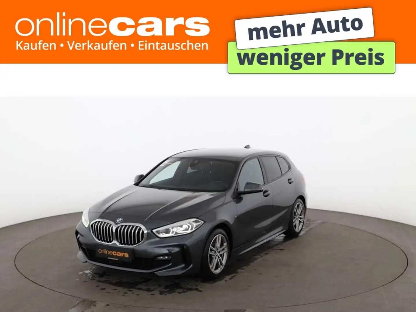 BMW 120 d Limousine M-Sport Aut LED LEDER NAVI SITZHZG Grau - 1