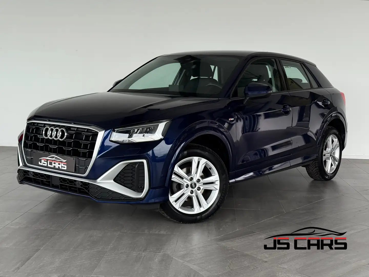 Audi Q2 1.5TFSI S-LINE-1ERPRO-COCKPIT-CUIR-CAMERA-PDC-TVA Blauw - 1