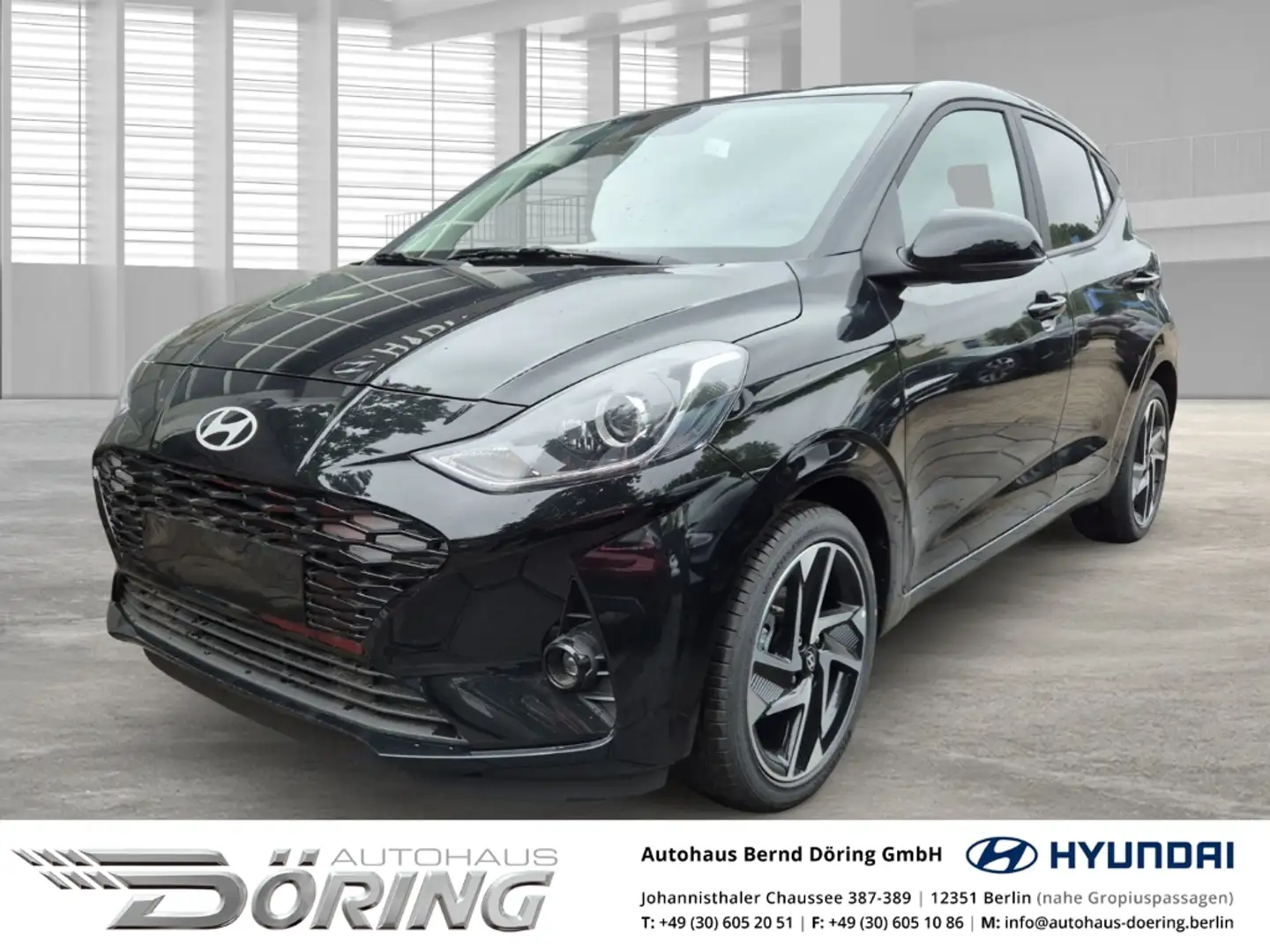Hyundai i10 FL Prime 1.2 79 PS Schaltwagen Navigation Schwarz - 1