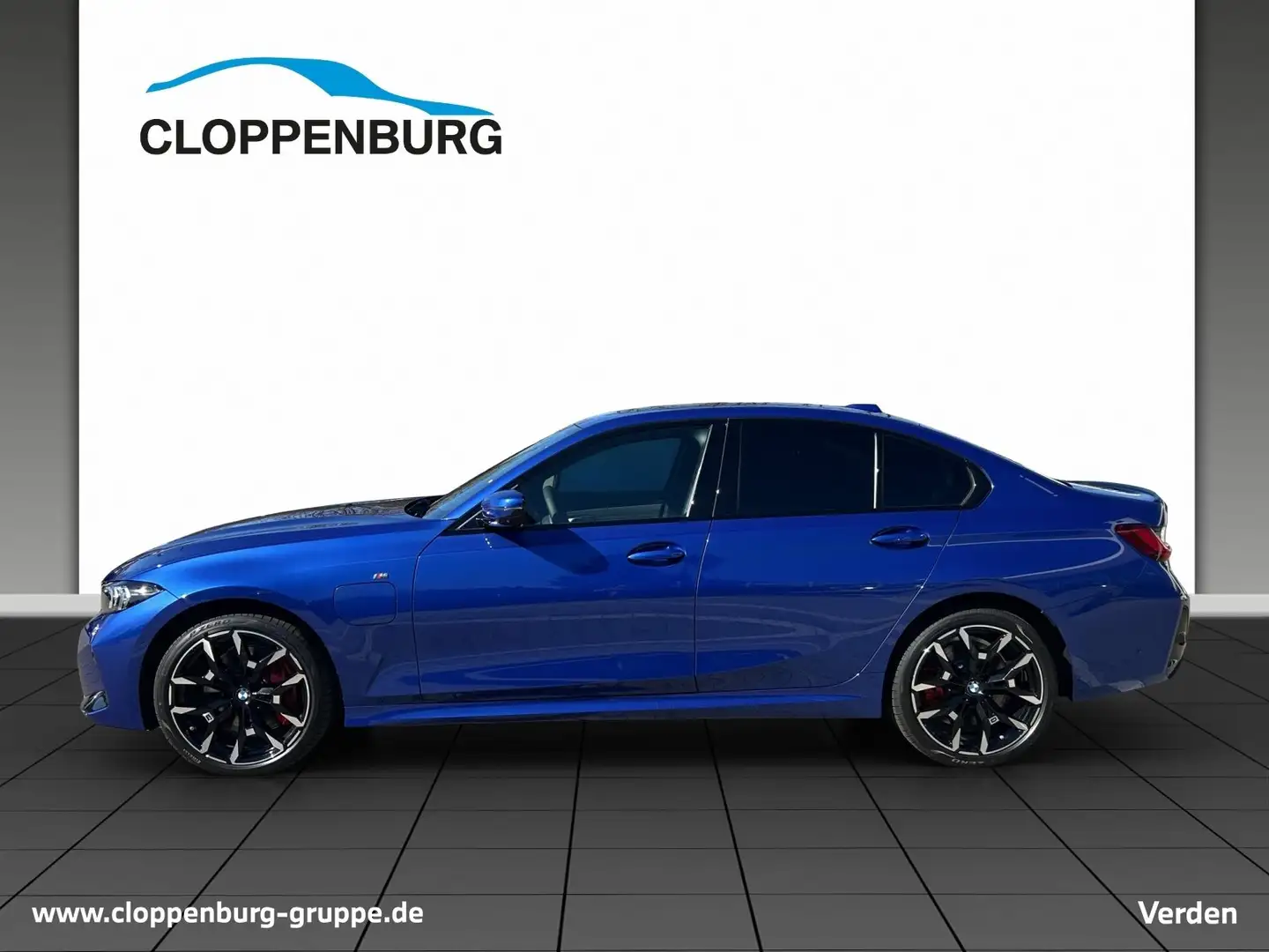 BMW 330 e Limousine M Sportpaket H&K Glasdach Ambiete AHK Blauw - 2