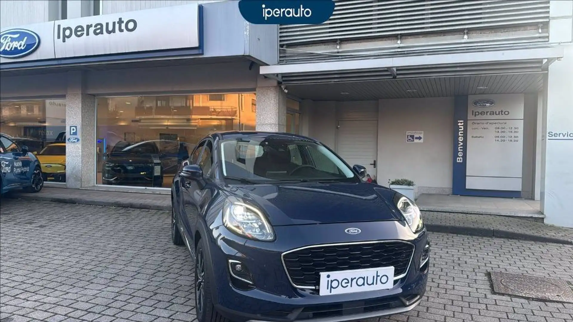 Ford Puma 1.0 ecoboost h titanium s&s 125cv PARKING PACK Bleu - 2