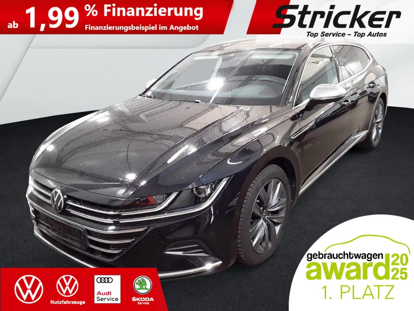 Volkswagen Arteon Shooting Brake Elegance 2.0TSI 293,-ohne Anzahlun Zwart - 2