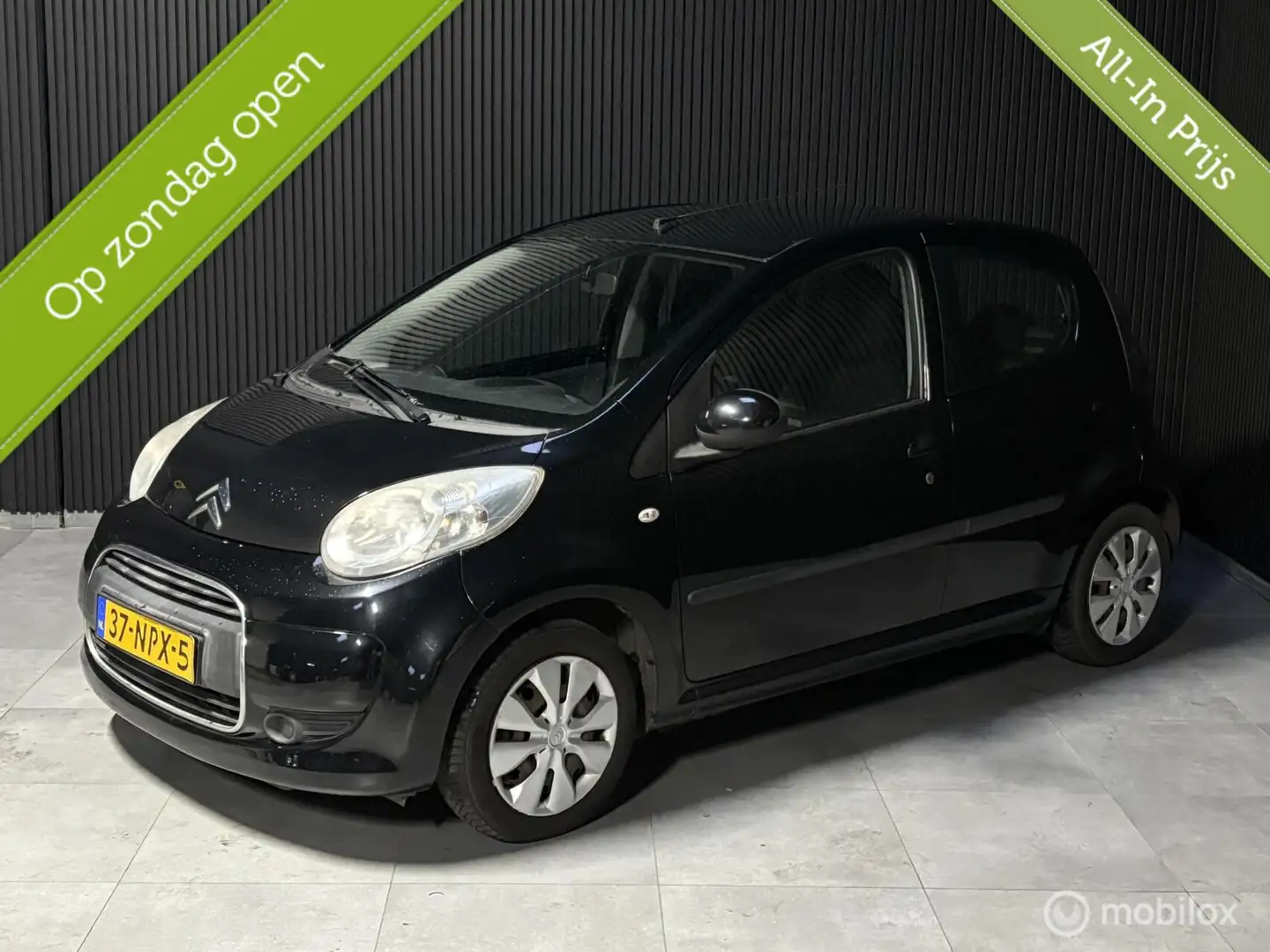 Citroen C1 1.0-12V Ambiance - Airco - Centrale deurvergrendel Zwart - 1
