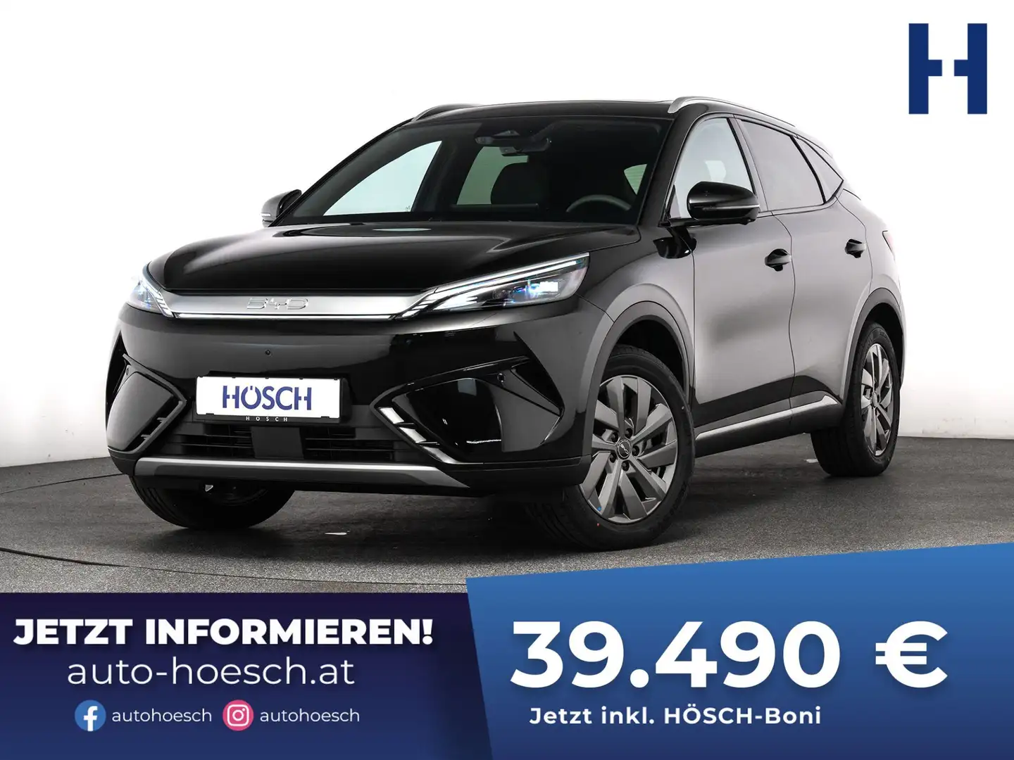 BYD Atto 3 EVO EXCELLENCE 74,8 kWh AWD NEUWAGEN LAGERND Schwarz - 1