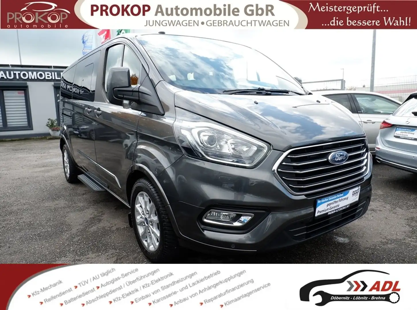 Ford Tourneo Custom 310 L2 Titanium ACC Kam Navi 1.Hd Gris - 1