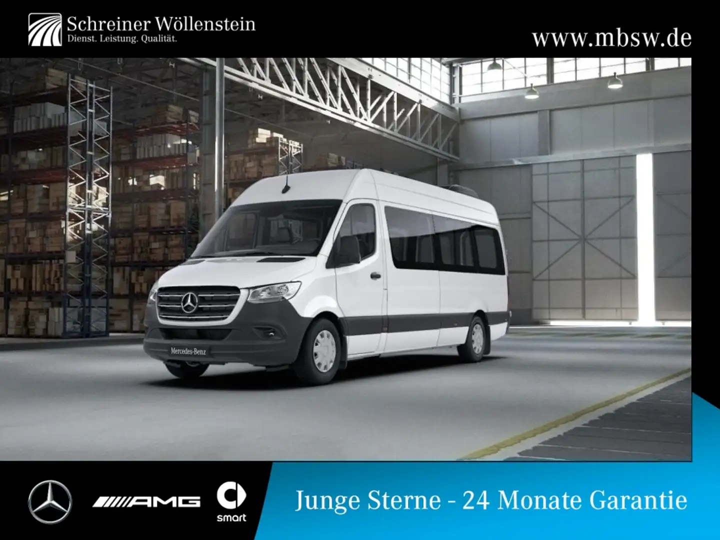 Mercedes-Benz Sprinter 417 KA L3H2 *Busvorrüstung* Tourer* Wit - 1