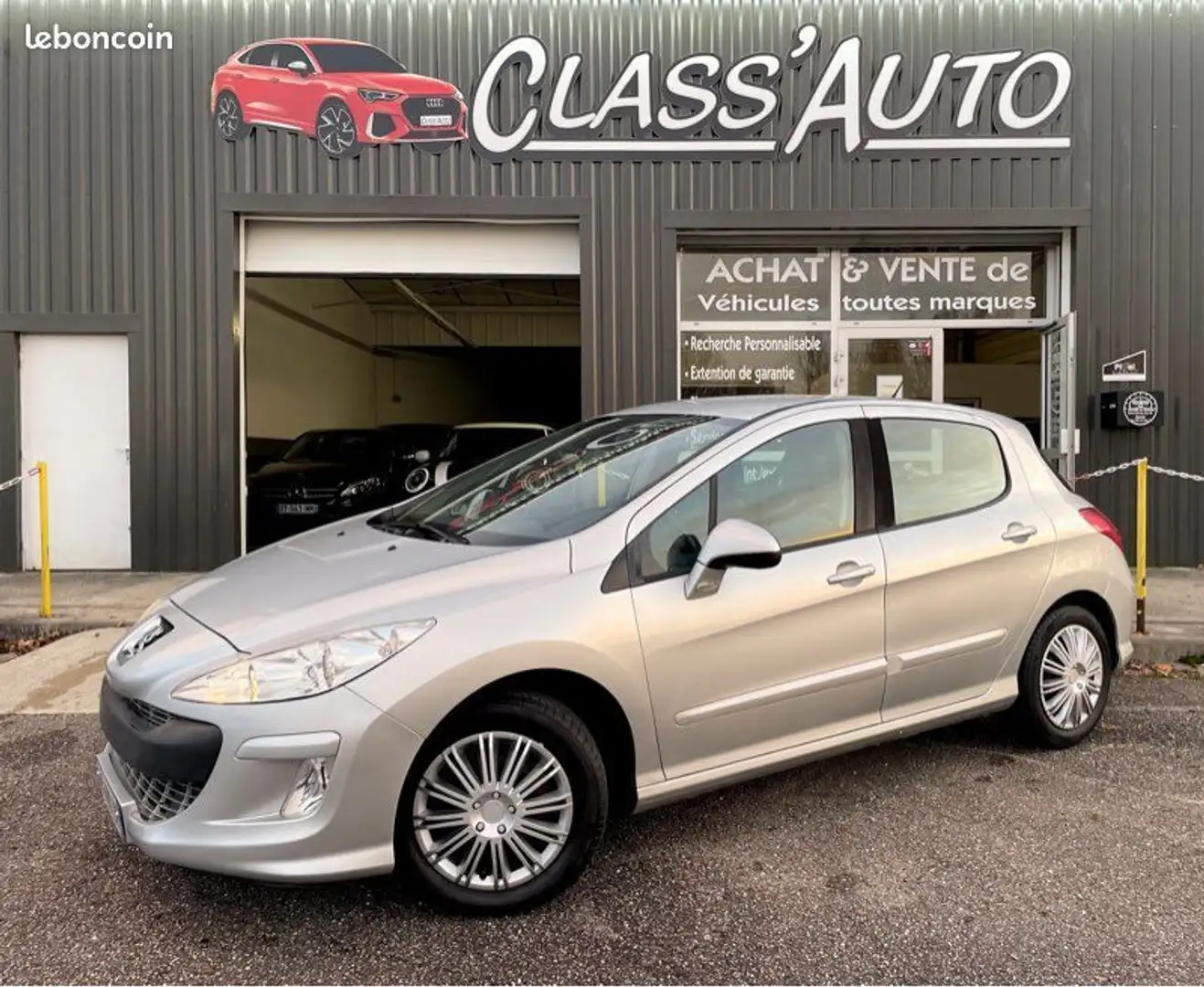 Peugeot 308 (2) 1.6 16 v 120 CV PACK PREMIUM BVM-5 TBE Argent - 2