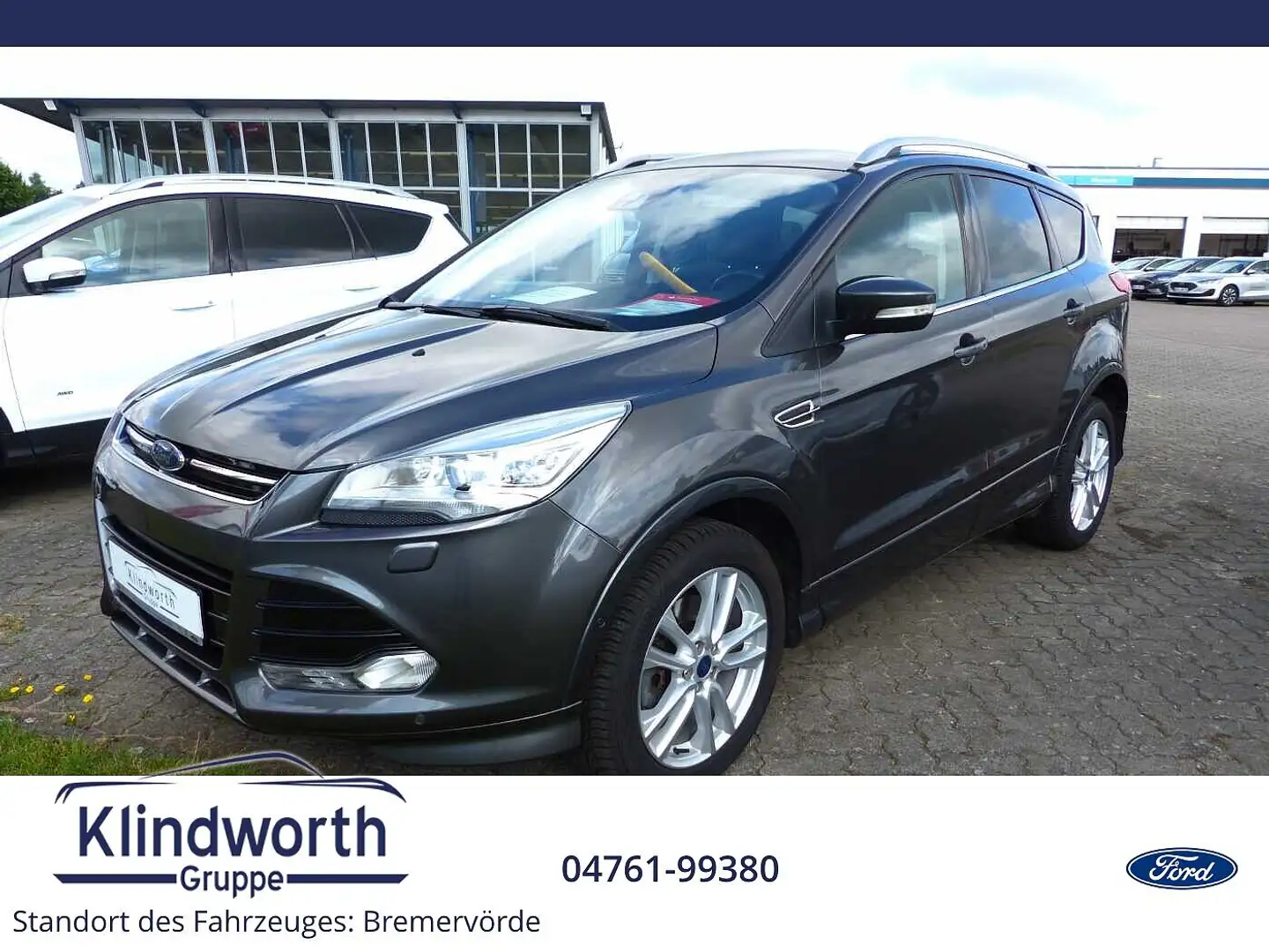 Ford Kuga 2.0 TDCi 4x4 Individual Xenon,Navi,AHK uvm. Grau - 1