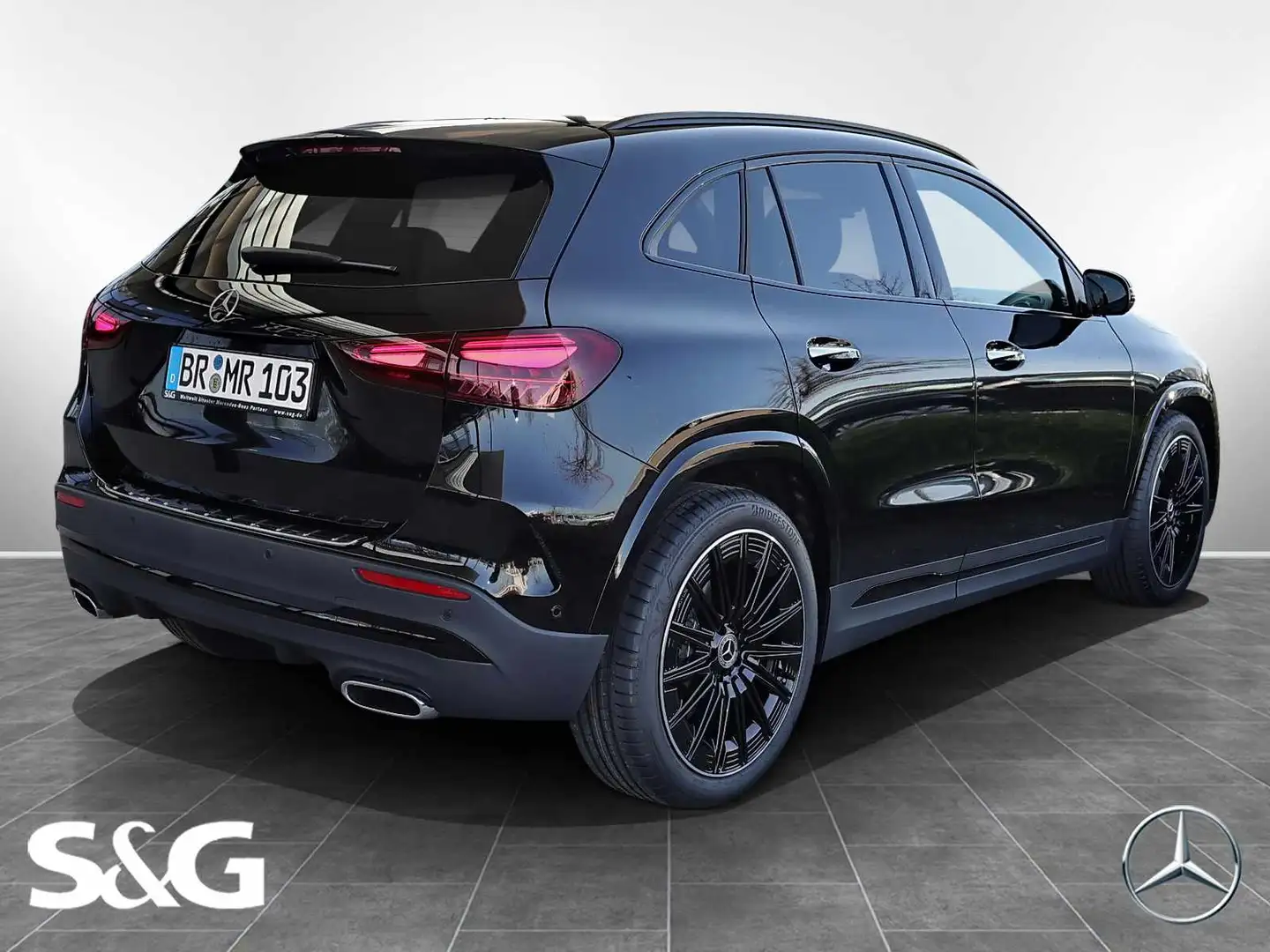 Mercedes-Benz GLA 200 AMG 360°+M-LED+AHK+Distronic+Burmester Schwarz - 2