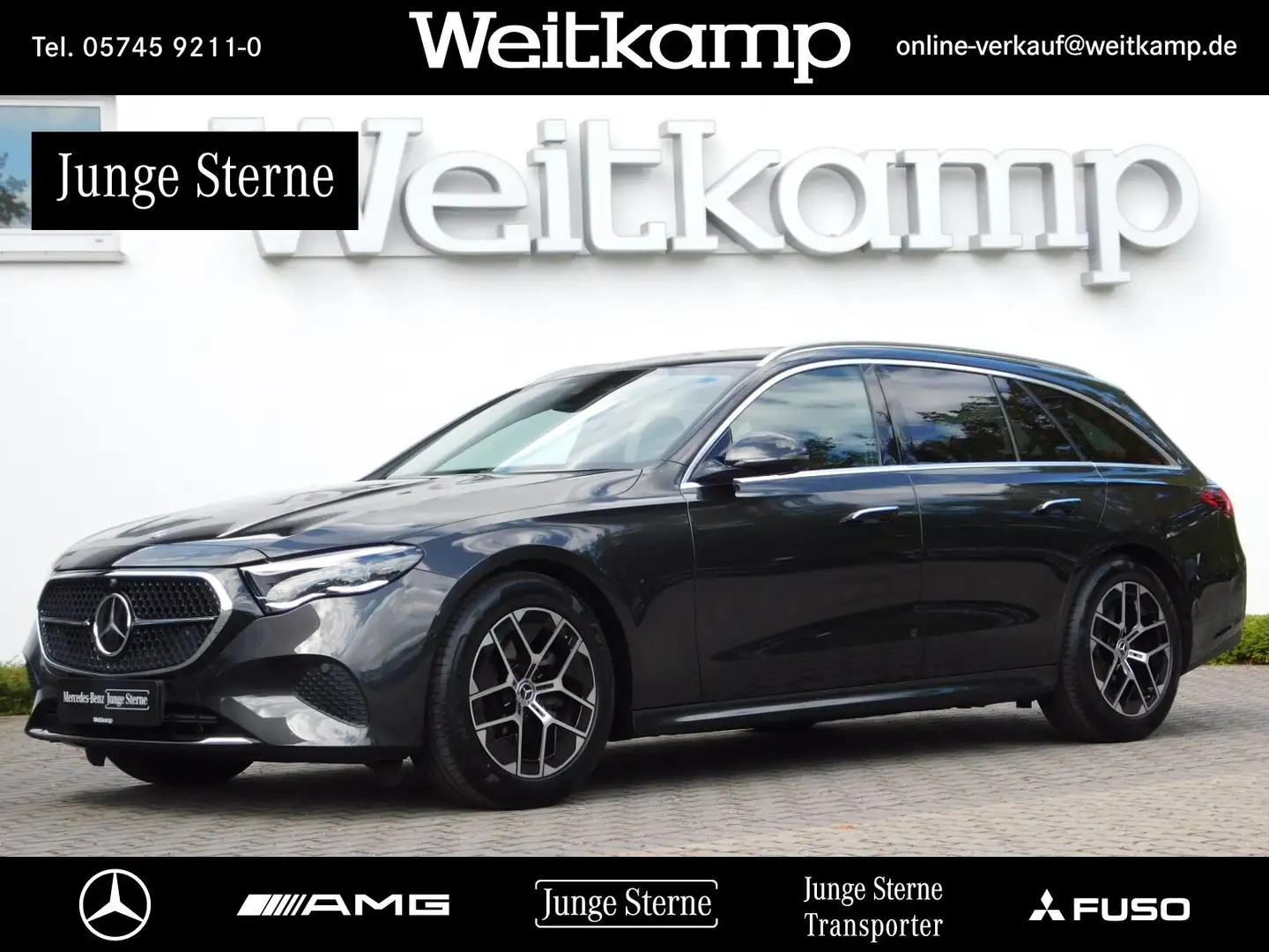 Mercedes-Benz E 200 E 200 T Avantgarde+AHK+360°+Distr.+Digital Light Grau - 1