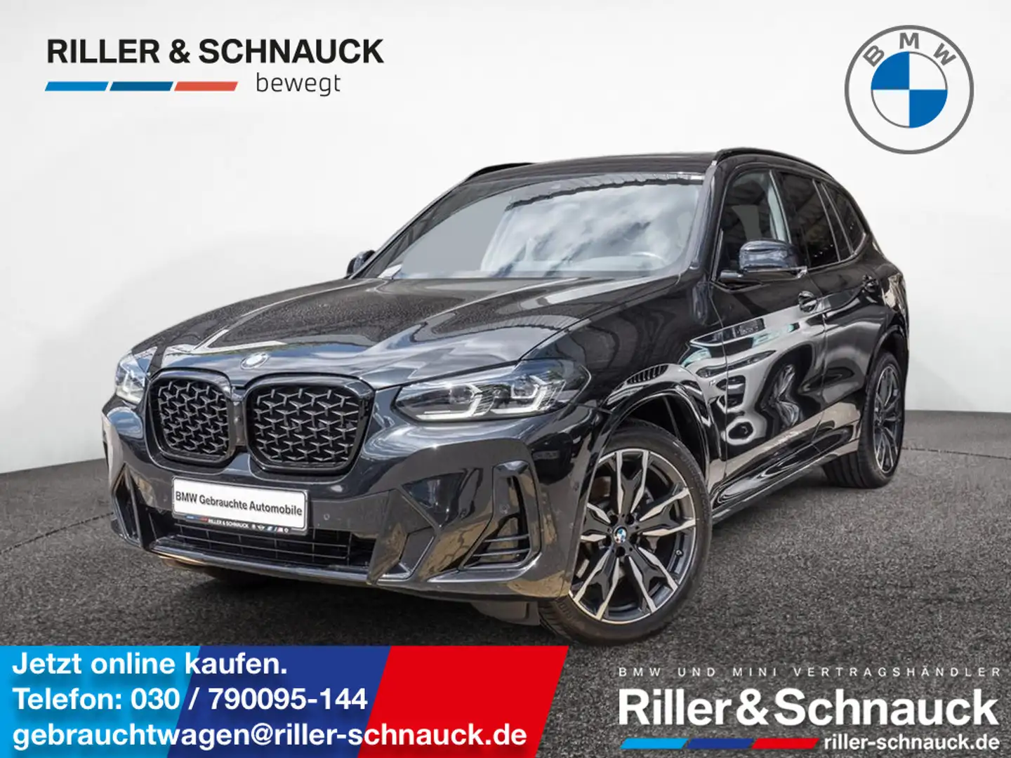 BMW X3 xDrive 30i 360°+PANO+SITZBEL+KEYLESS+NAVI+ Schwarz - 1