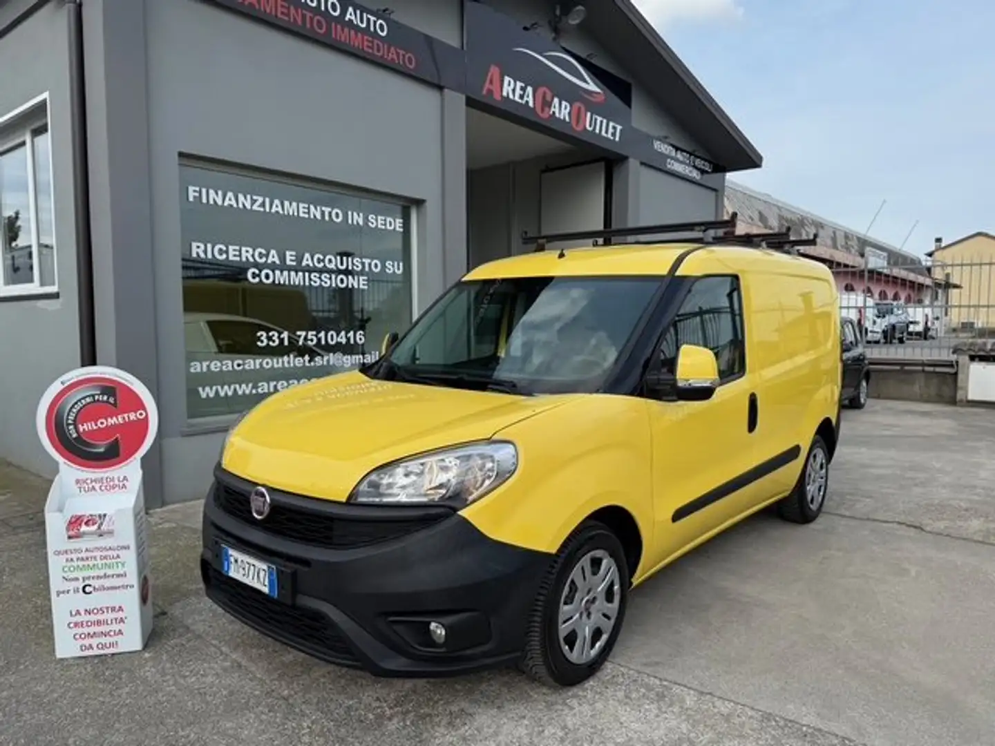 Fiat Doblo 1.3MJT 95CV Cargo*TAGLIANDO*VARIE UNITA'*ALLESTITO Blanc - 1