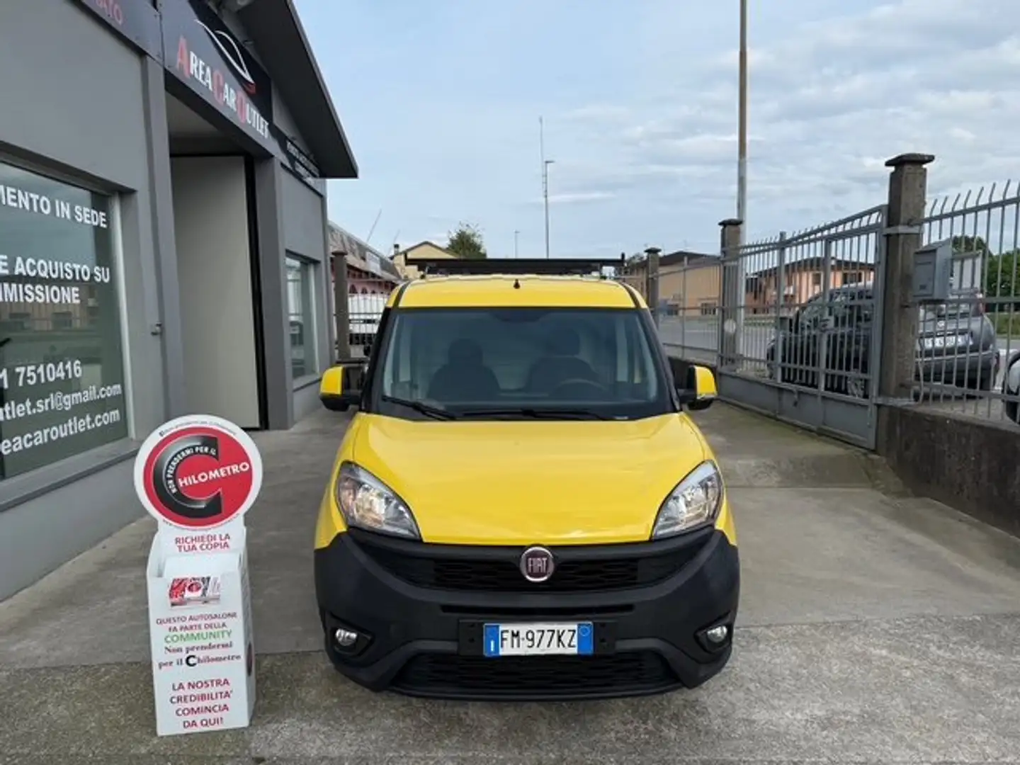 Fiat Doblo 1.3MJT 95CV Cargo*TAGLIANDO*VARIE UNITA'*ALLESTITO Blanc - 2