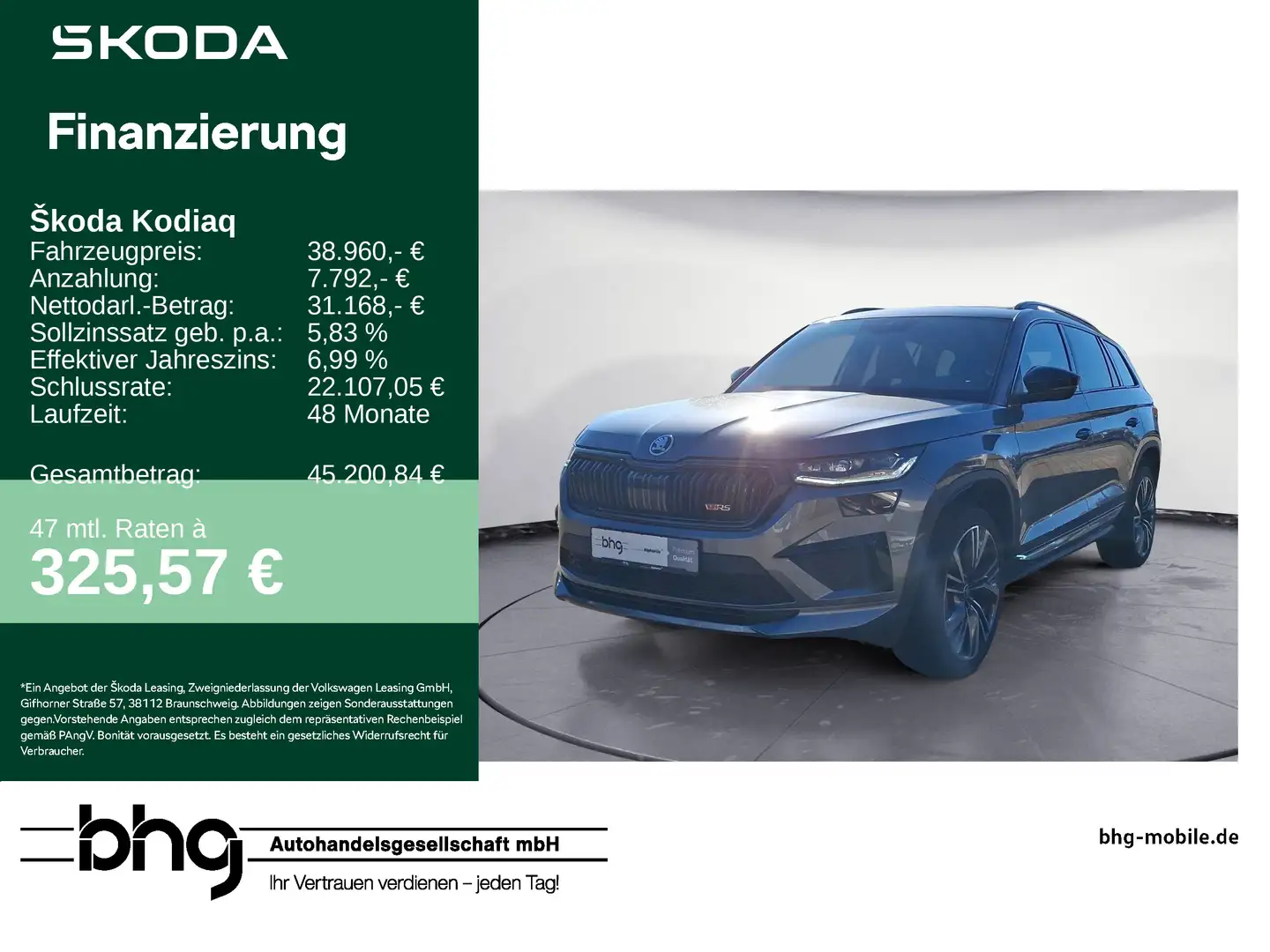 Skoda Kodiaq 2.0 TSI DSG RS 4x4 Gris - 1