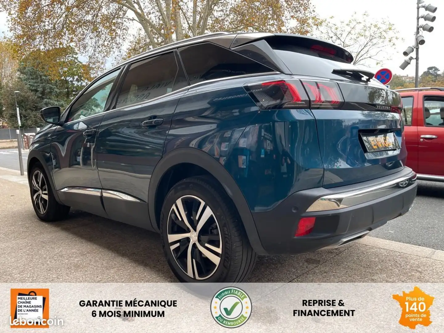 Peugeot 3008 ii 1.2 130 ch s&s gt eat8 facelift sieges chauffant Bleu - 2