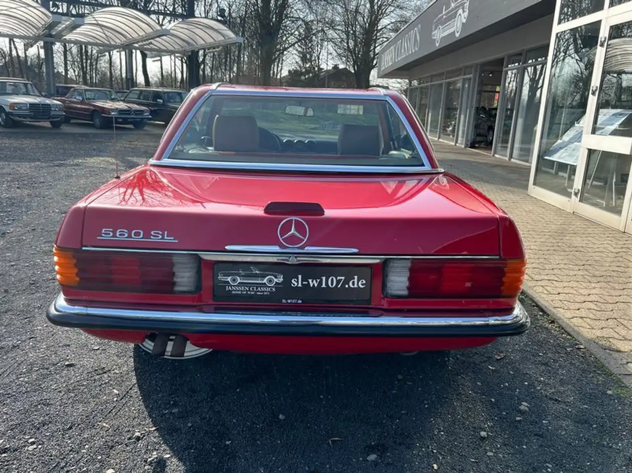 Mercedes-Benz SL 560 Signalrot / Leder Dattel, foto 12