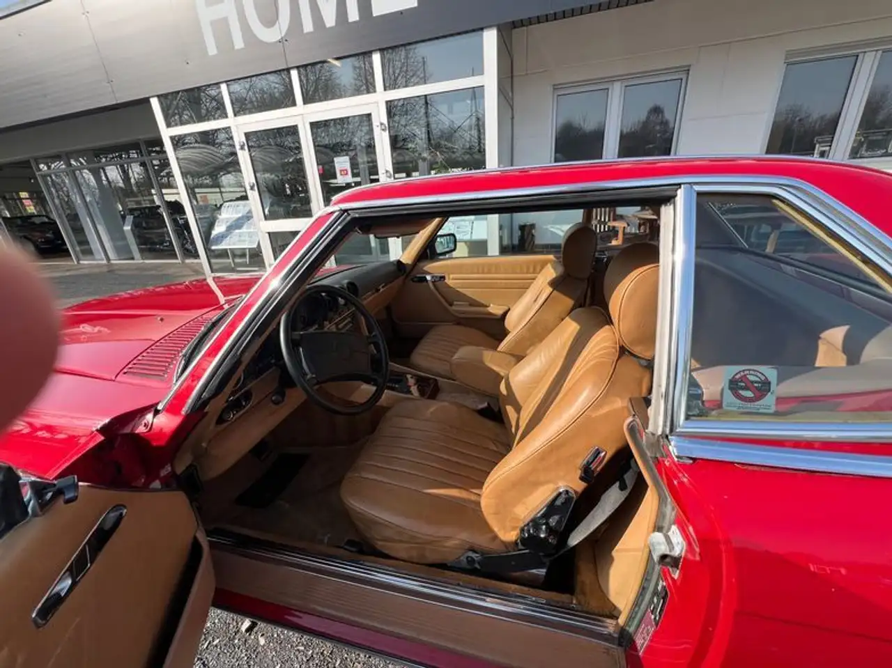 Mercedes-Benz SL 560 Signalrot / Leder Dattel, foto 10