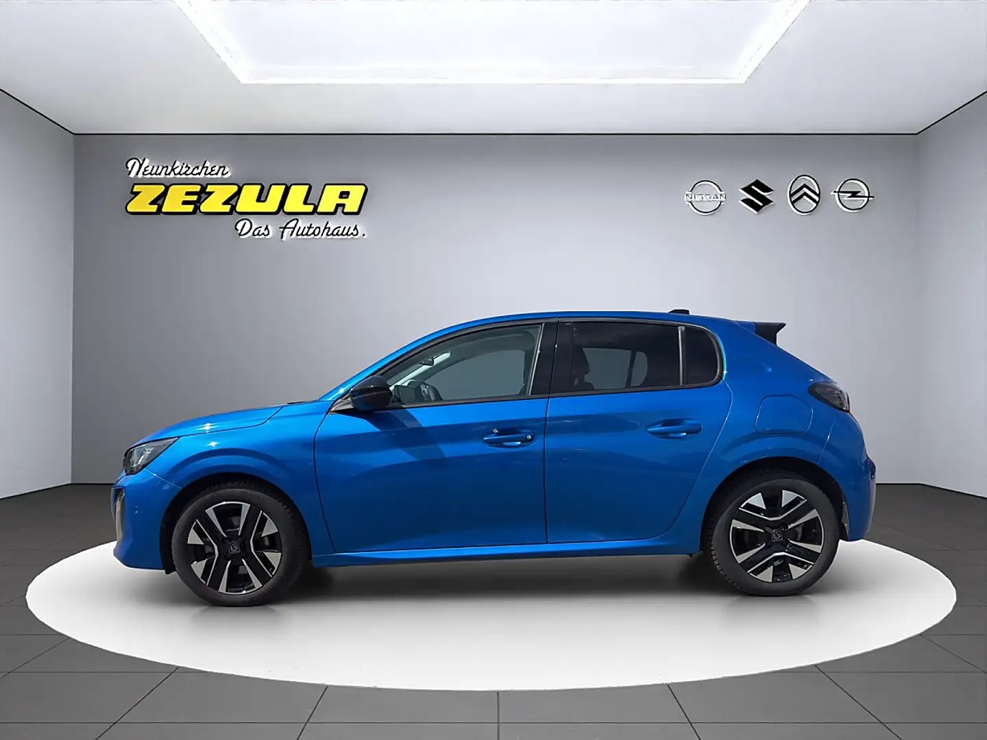 Peugeot 208 Hybrid 100 e-DCS6 GT Blau - 2