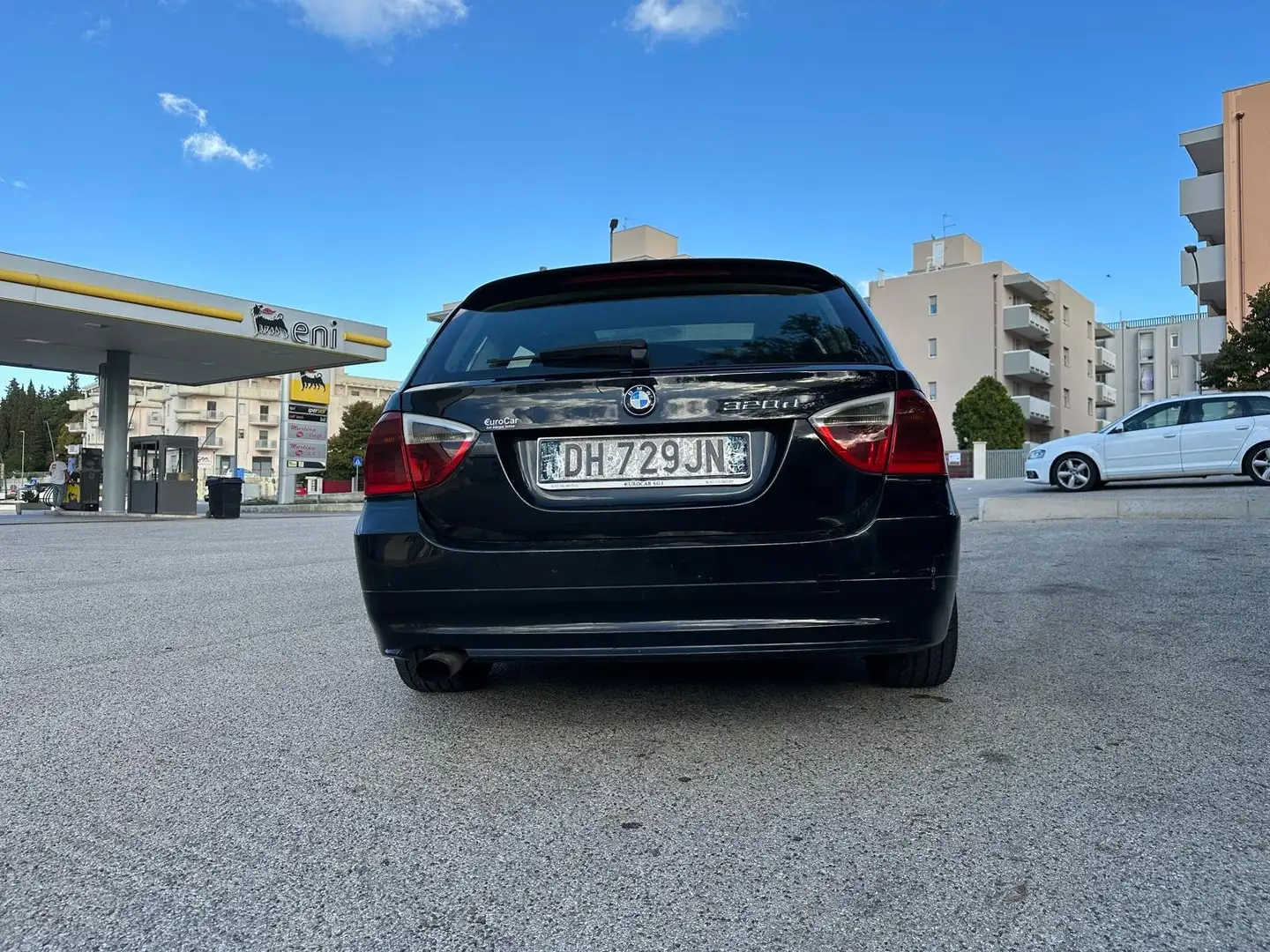 BMW 320 Serie 3 E91 Touring 320d Touring Futura Nero - 2
