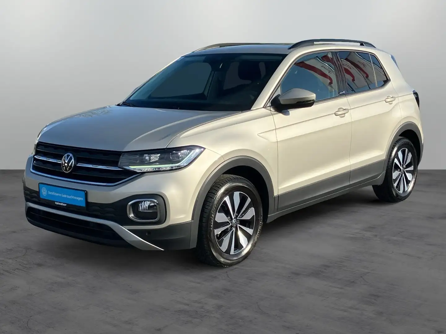 Volkswagen T-Cross Life MOVE 1.0 TSI / Navi, LED, APP, PDC Zilver - 2
