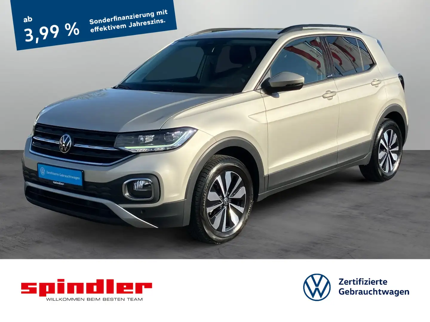 Volkswagen T-Cross Life MOVE 1.0 TSI / Navi, LED, APP, PDC Zilver - 1