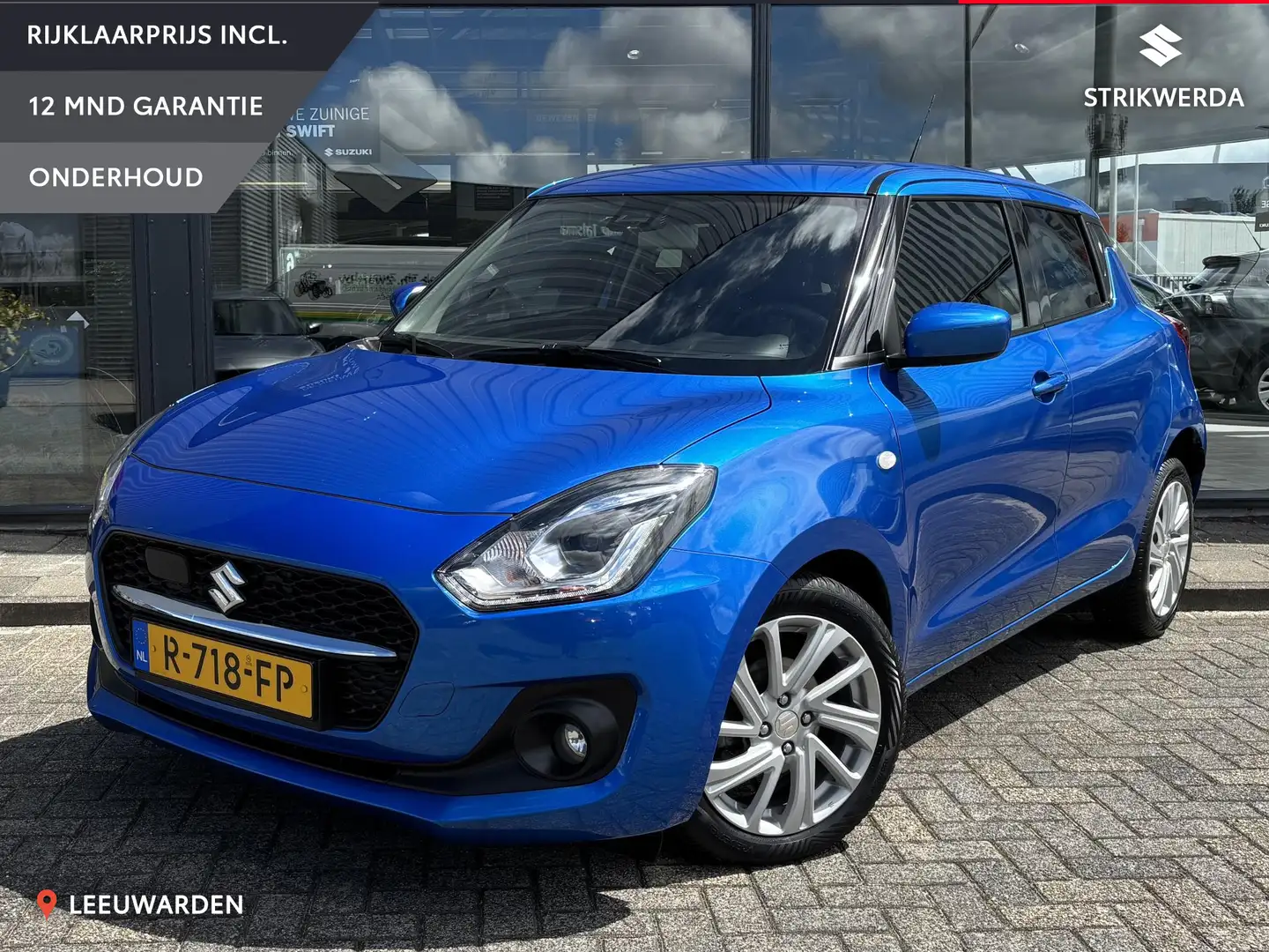Suzuki Swift 1.2 Select Smart Hybrid Lmv/Airco/Navi Bleu - 1