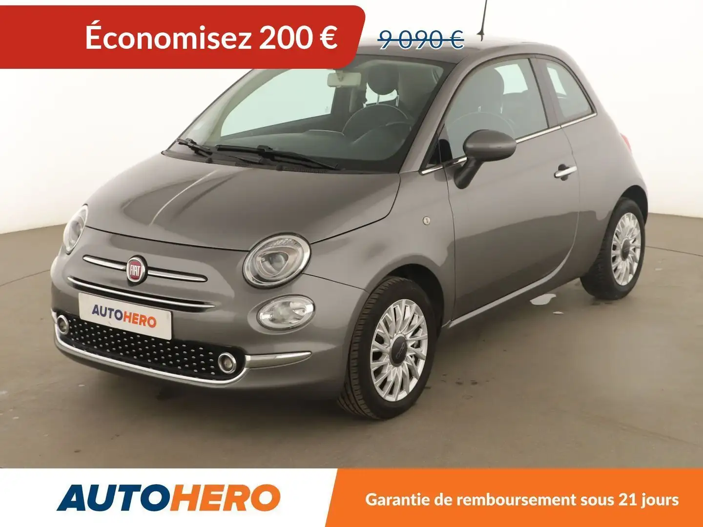 Fiat 500 1.2 Lounge Blanc - 1