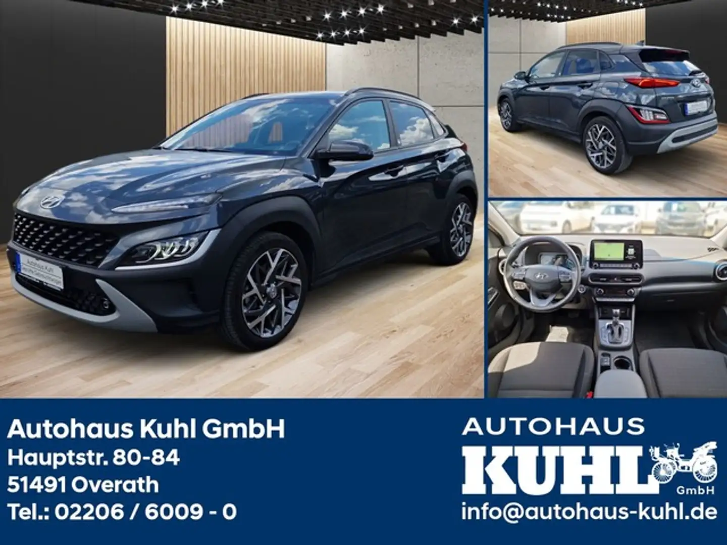 Hyundai KONA Kona 1.6 HEV DCT Edit 30+ Navi+Cam,Klimaauto.SHZ,L Black - 1