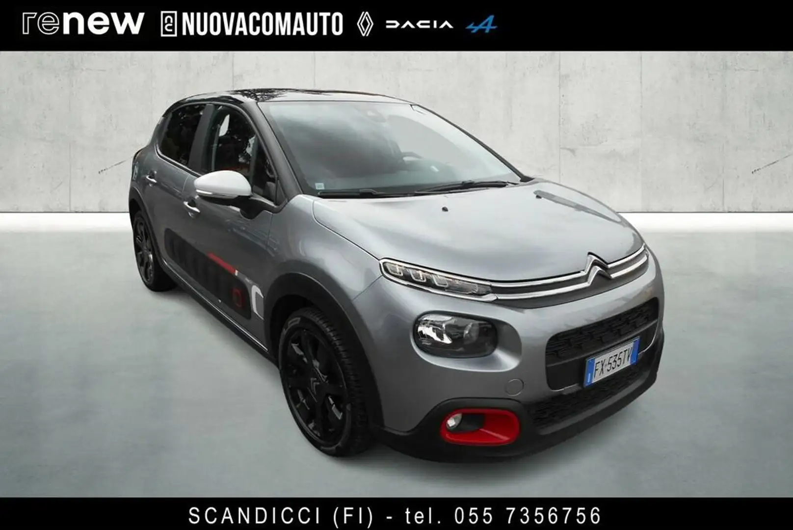 Citroen C3 1.2 puretech Rac3 Edition s&s 110cv Grigio - 2
