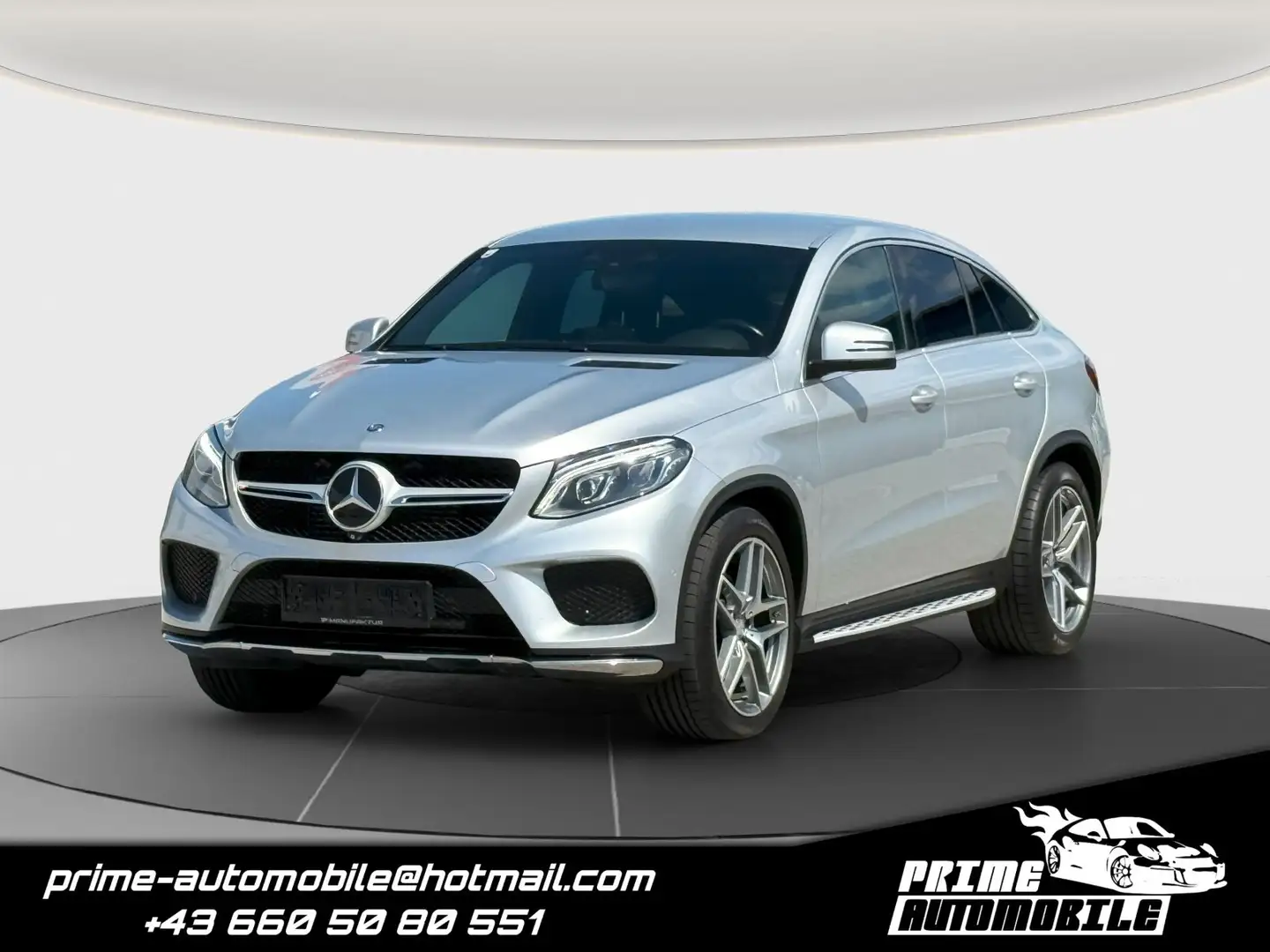 Mercedes-Benz GLE 350 d Coupé 4MATIC Aut. AMG *AHK, 360°* Silber - 1