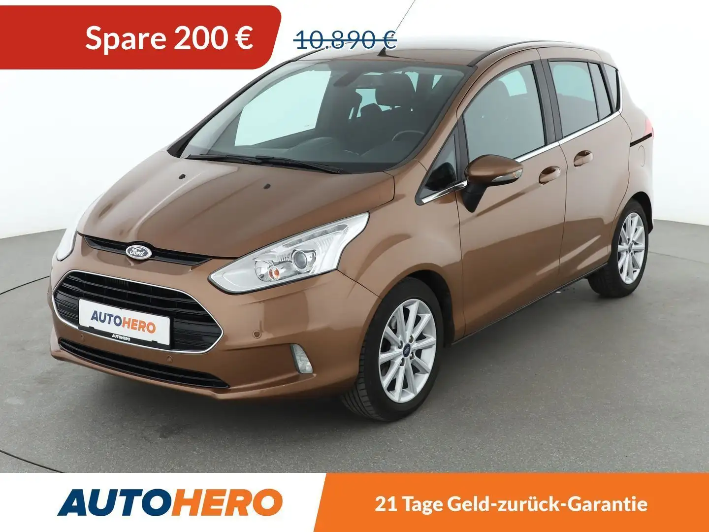 Ford B-Max 1.0 EcoBoost Titanium *PDC*SHZ*ALU*NAVI* Marrone - 1