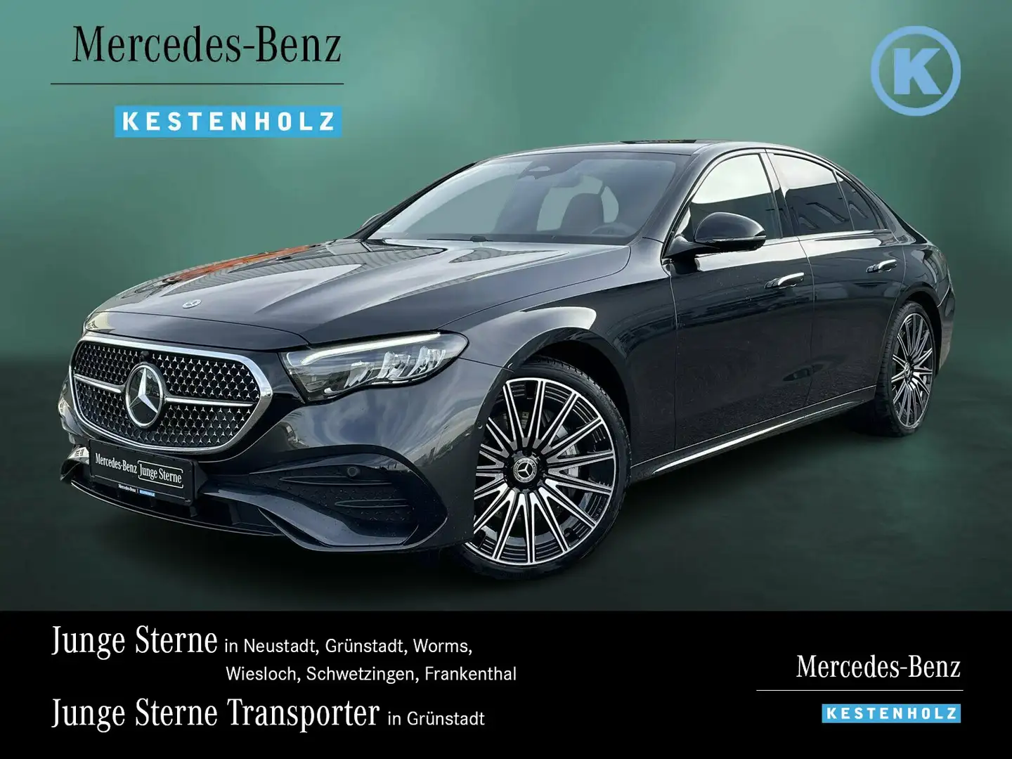 Mercedes-Benz E 220 E 220 d AMG+NIGHT+SUPER-SCREEN+DISTRO+360°+TWA Grau - 1