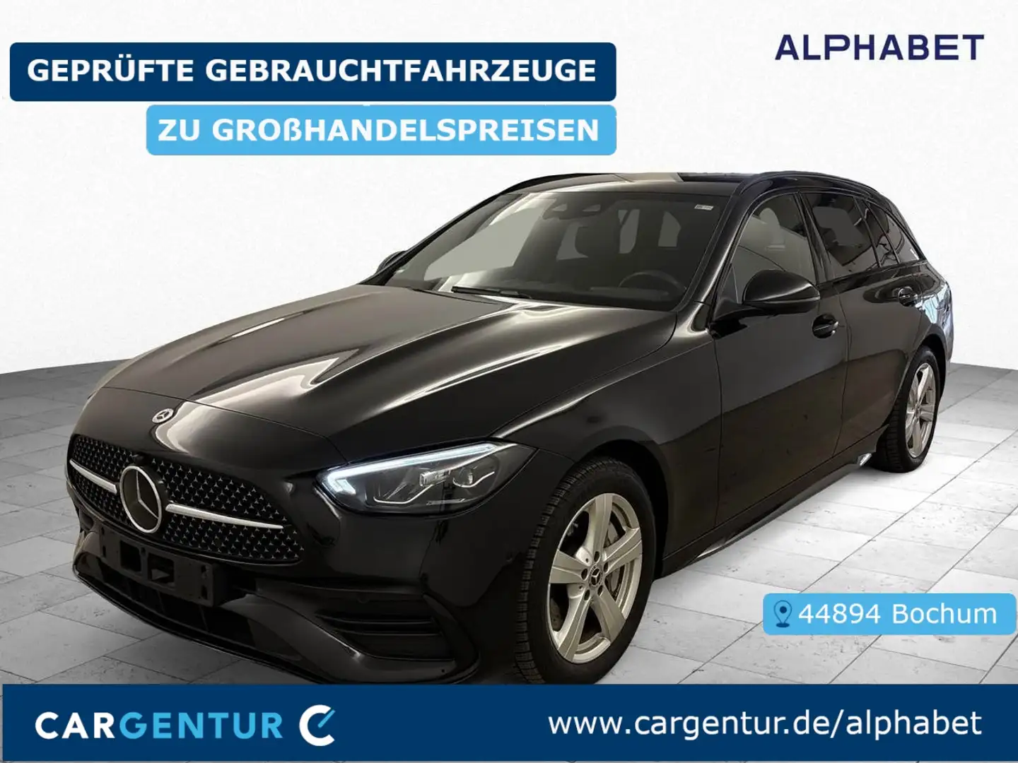 Mercedes-Benz C 30 AMG C C 300 e T AMG Line SpoSi ACC BLIS El.Heckkl. HuD Negro - 1