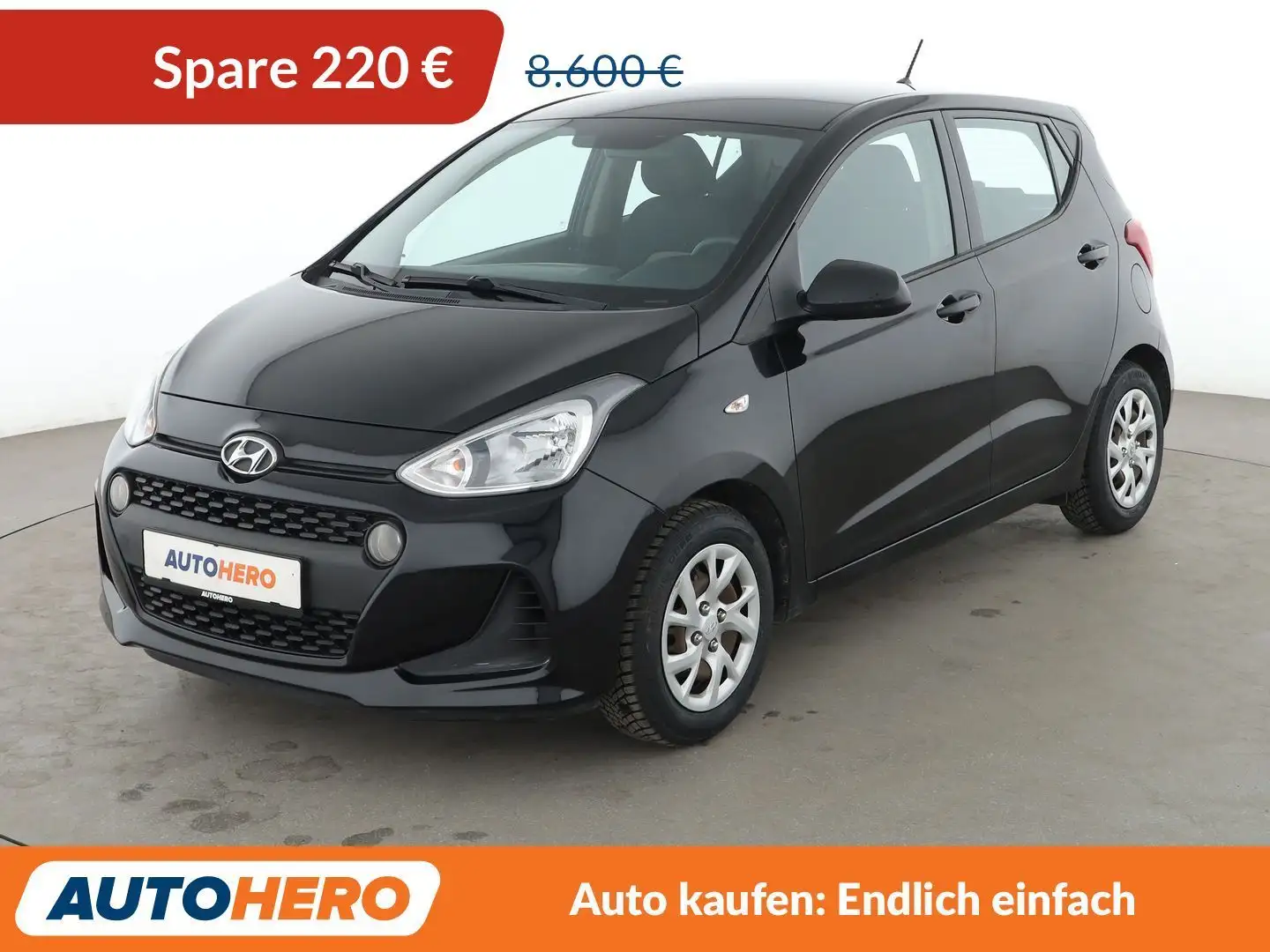 Hyundai i10 1.0 Classic*KLIMA*GARANTIE* Schwarz - 1