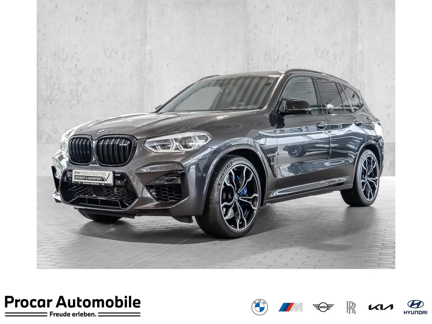 BMW X3 M Competition Anhängk. Driver's Package HuD Grigio - 1