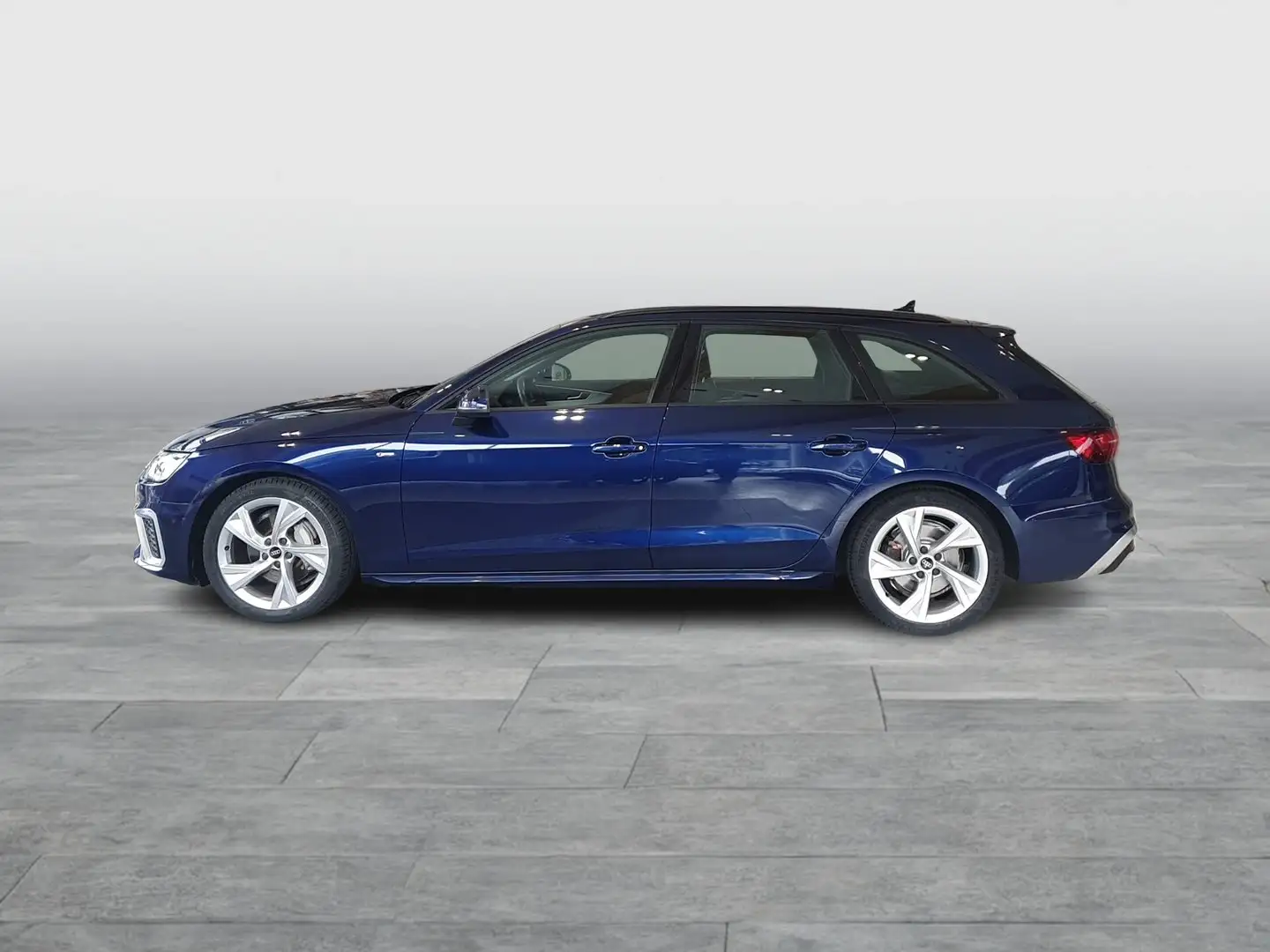 Audi A4 40 TDI quattro S line Blau - 2