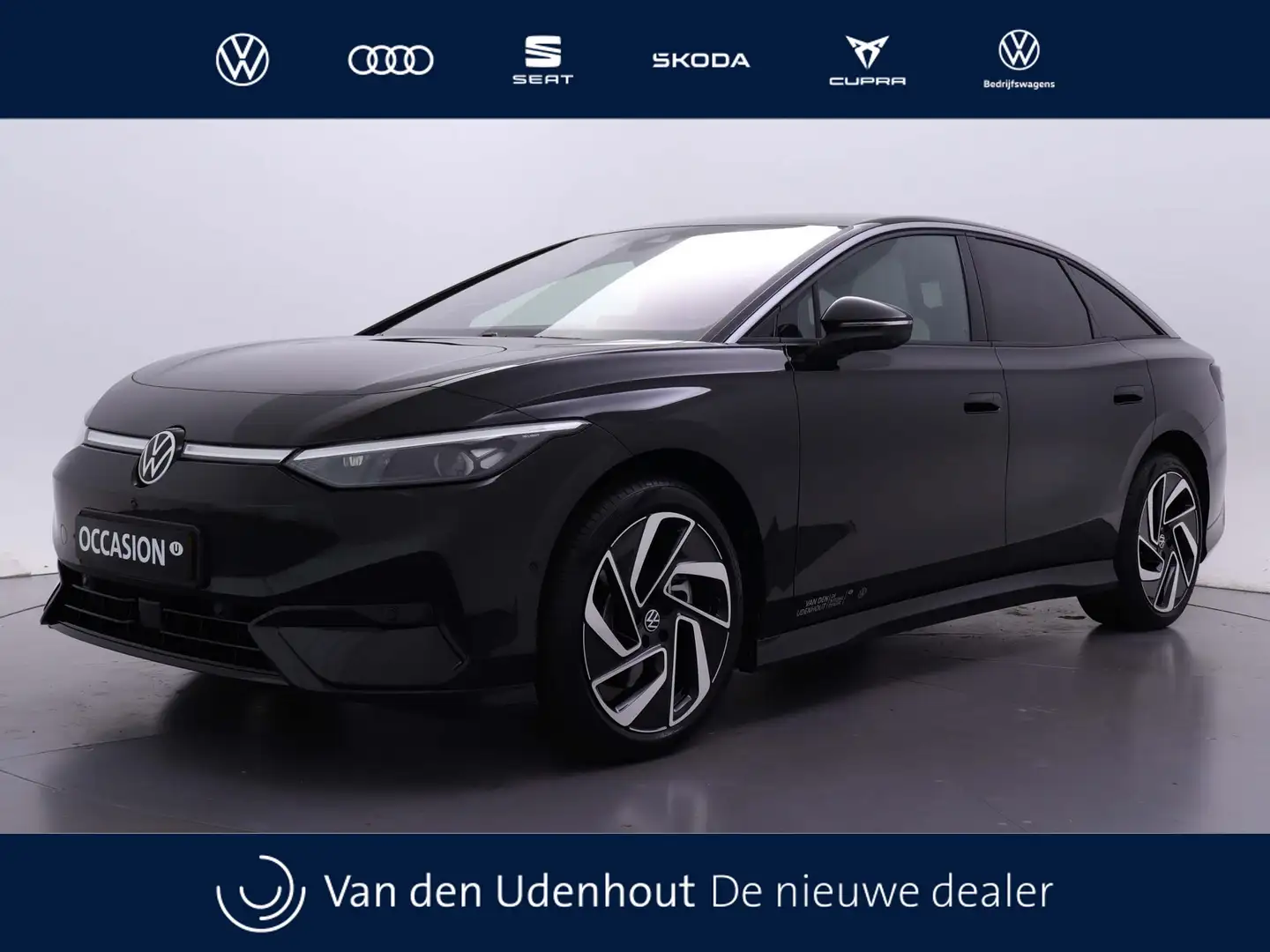Volkswagen ID.7 Pro Business 77 kWh 286pk Massagestoelen Warmtepom Zwart - 1