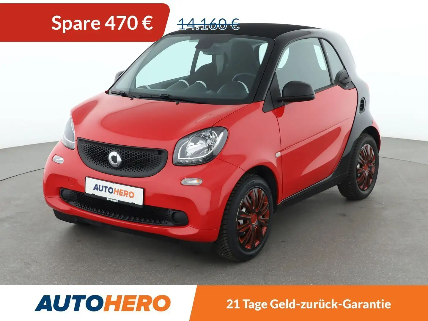 smart forTwo 0.9 Turbo Basis Standard Aut.*TEMPO*SHZ* Rot - 1