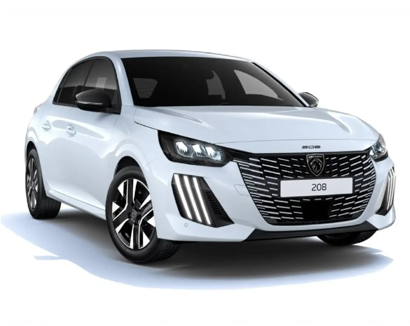 Peugeot 208 Hybrid 110 e-DCS6 Allure con Vision & Nav. Pack Blanc - 1