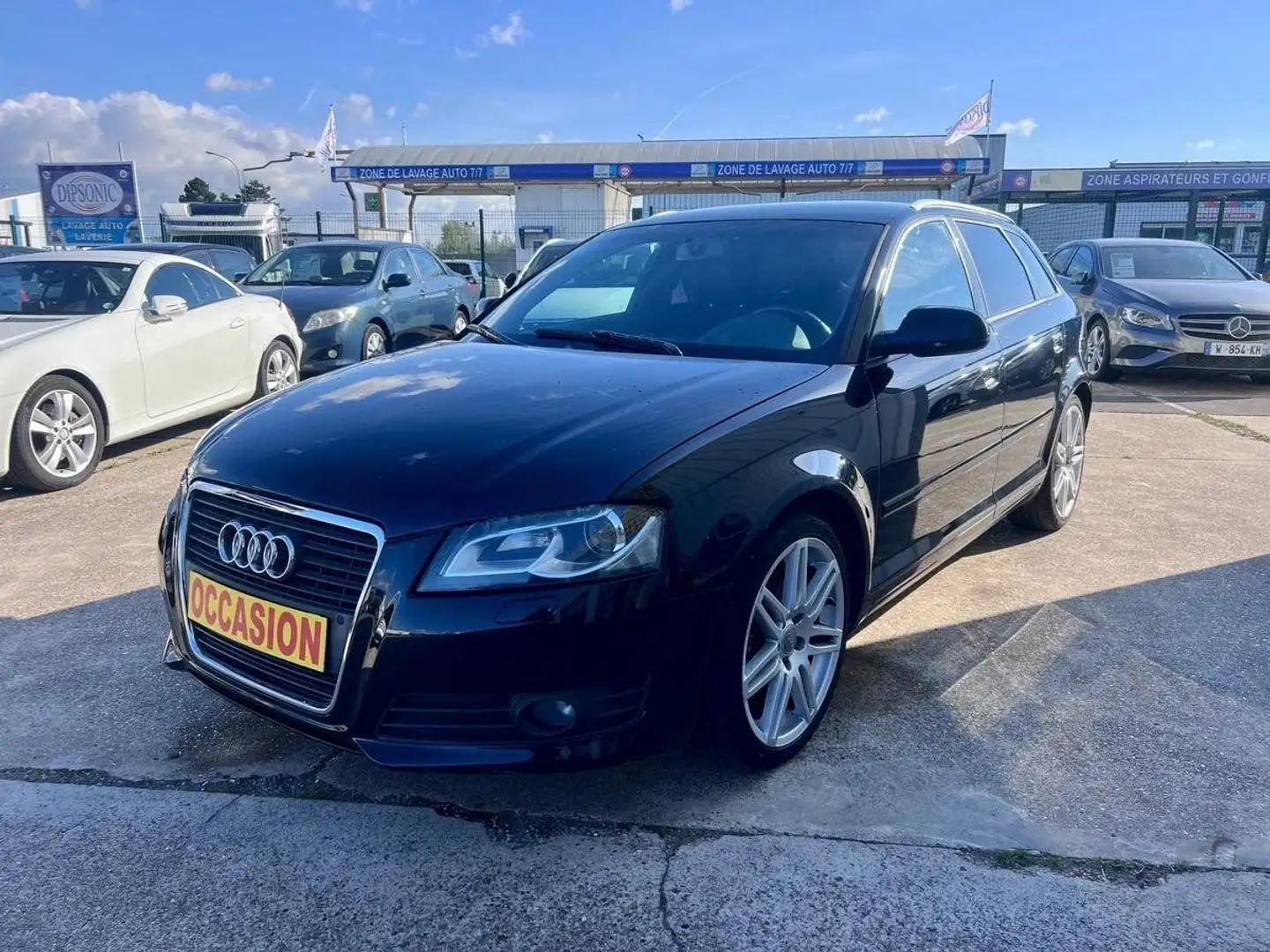 Audi A3 SPORTBACK 1,6 TDI 105CH / XENON / RADAR AV AR / DISTRI OK Noir - 2