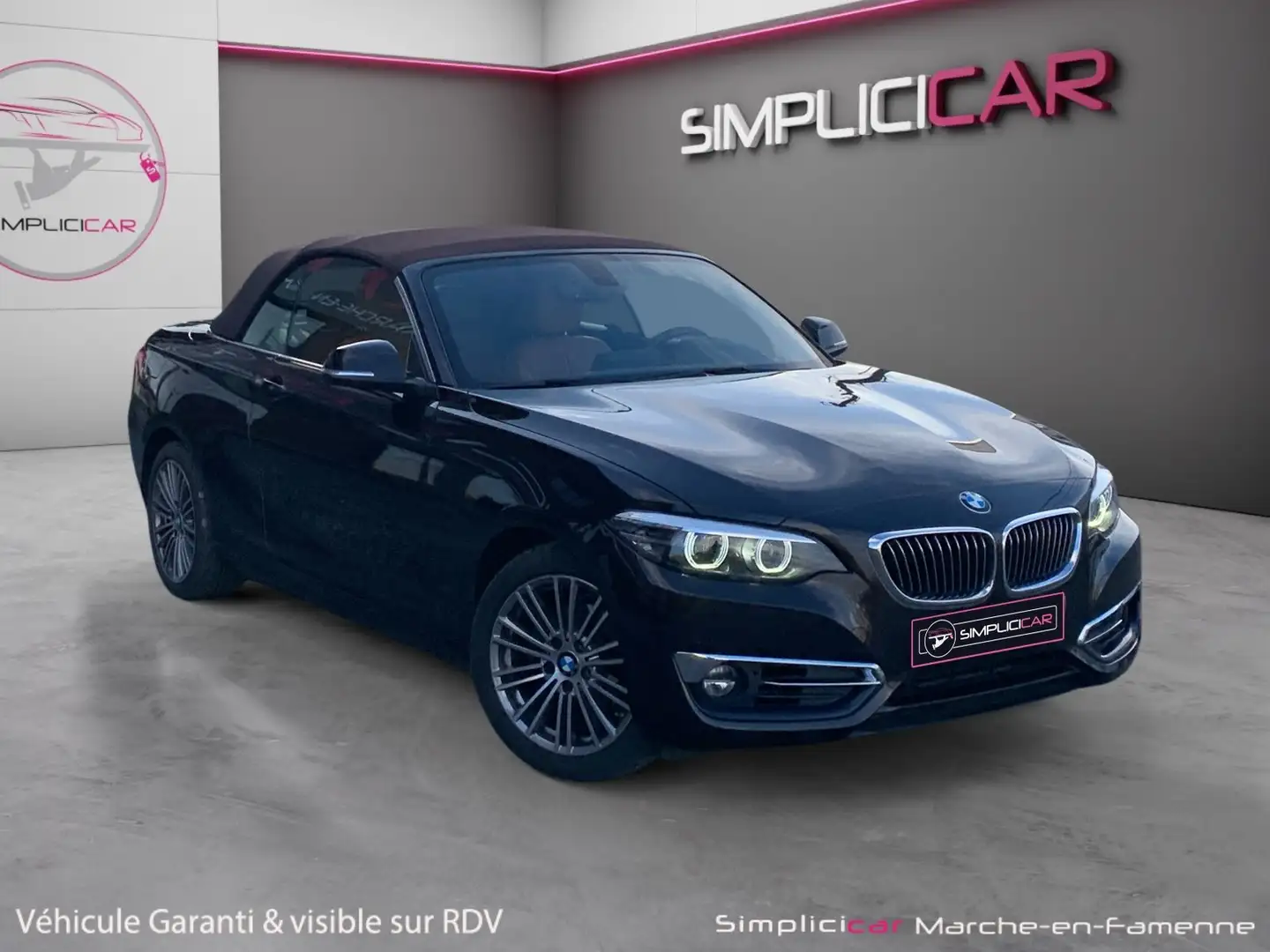 BMW 218 Cabrio 218iA OPF Brun - 1