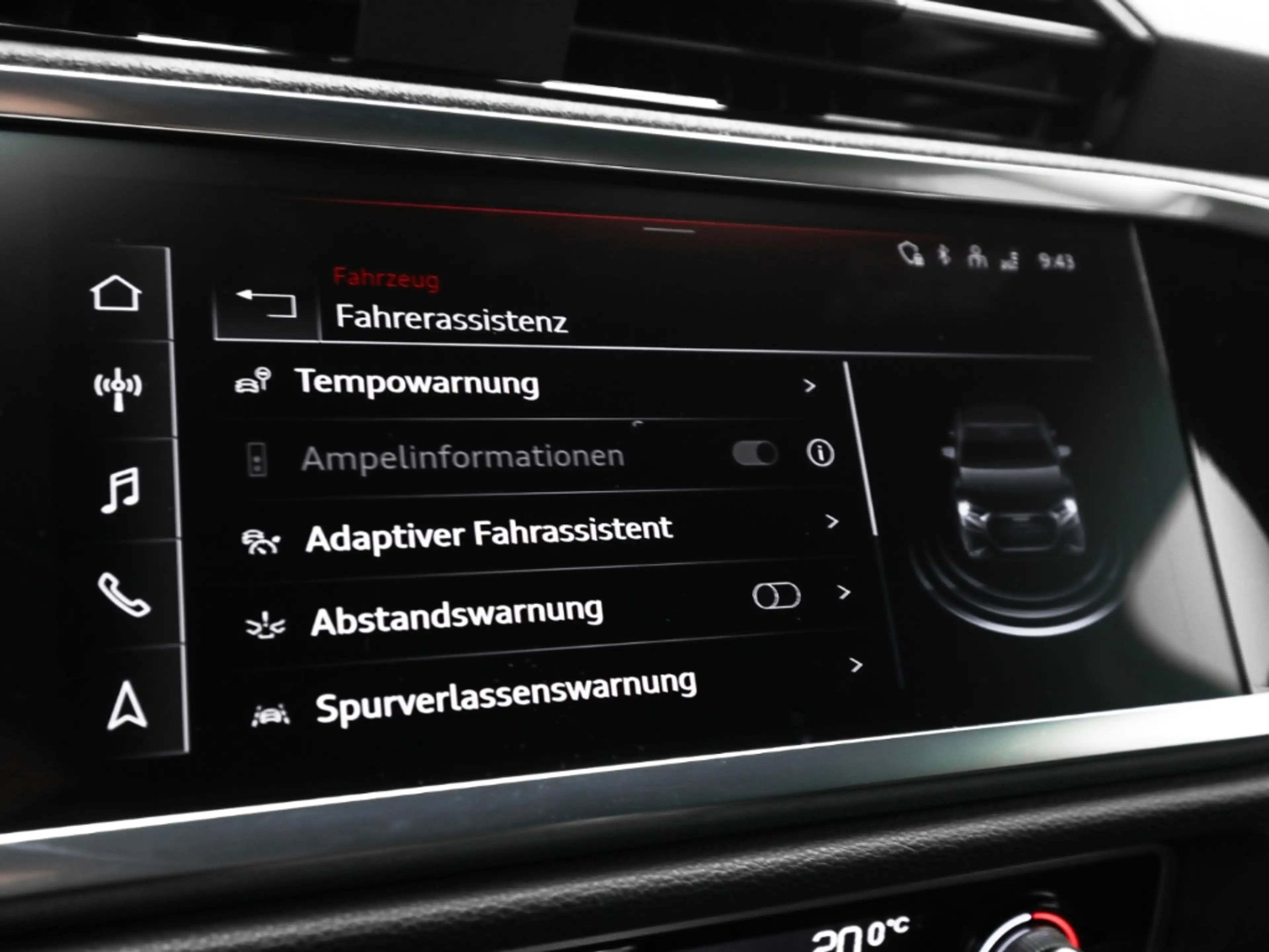 Audi RS Q3 Sportback AHK Navi RS-Sportsitze Leder Wabe — photo 14
