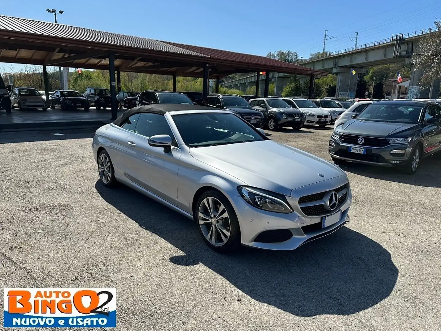 Mercedes-Benz C 220 C Cabrio 220 d Premium Plus 4matic auto Argento - 2