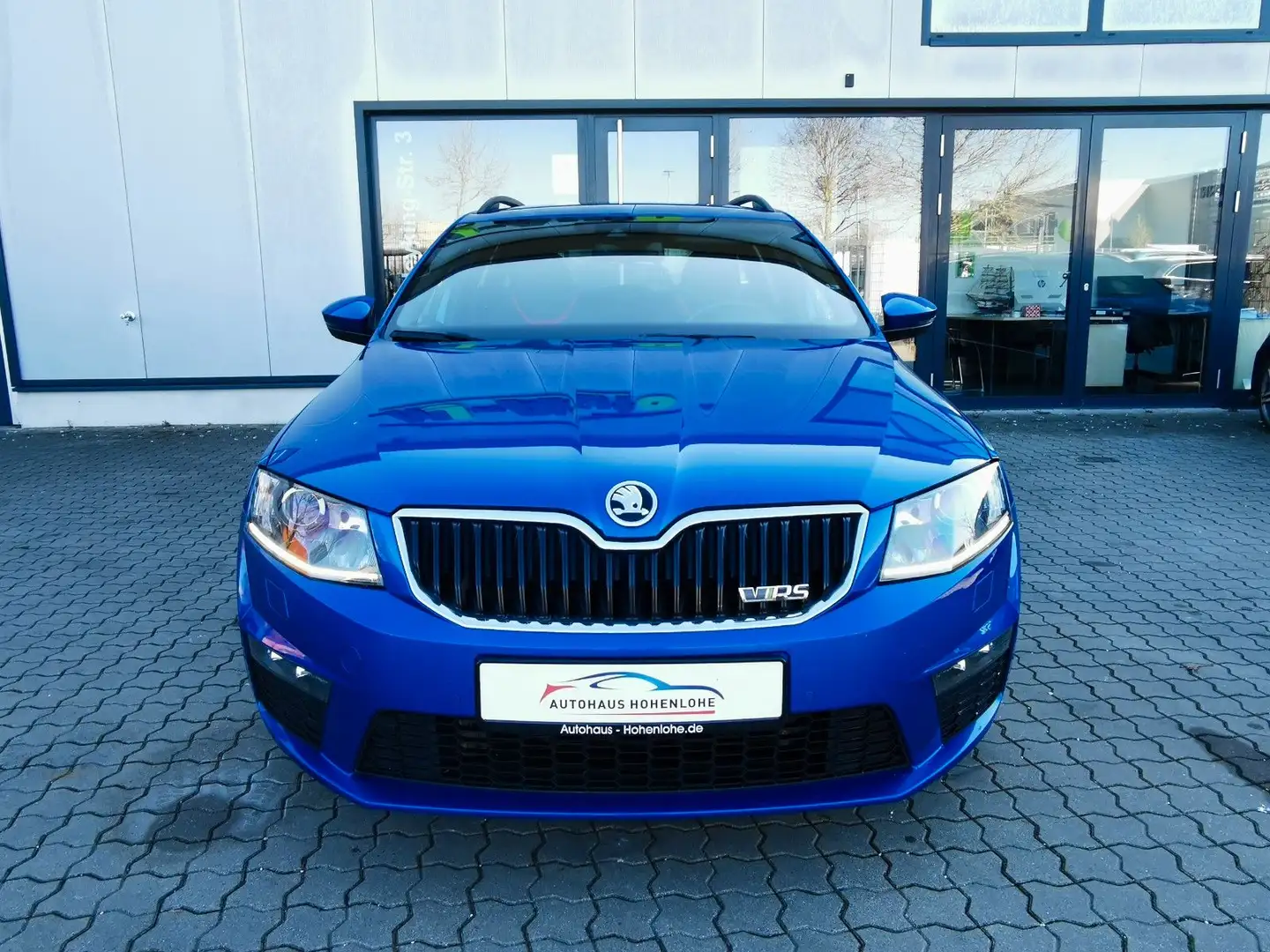 Skoda Octavia Combi RS 4x4 NAVI APP BI XENON SOUND AHK Bleu - 2