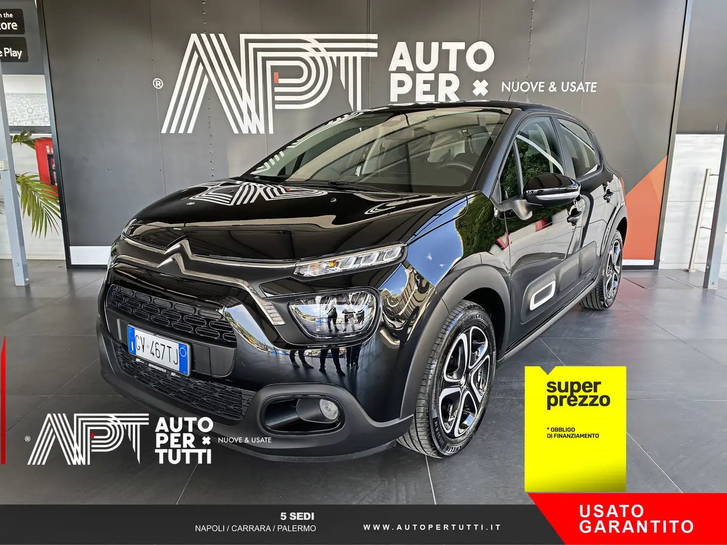 Citroen C3 C3 1.2 puretech Plus s&s 83cv Noir - 1