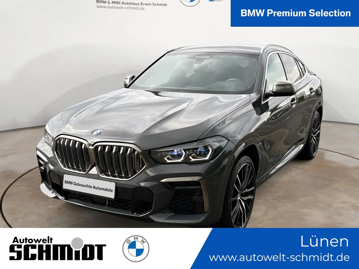 BMW X6 M50i Innovationsp. + 2Jahre-BPS.-GARANTIE Brązowy - 1