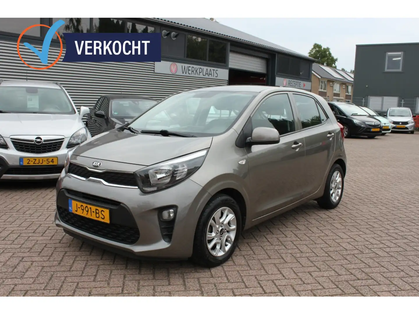 Kia Picanto 1.0 MPi Dyn.PlusL, navi, Apple carplay/andriod, au Gris - 1