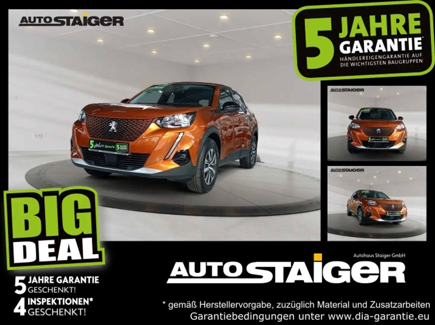 Peugeot 2008 -e  Active Elektro *KeyLess*Klimaautomatik* Orange - 1