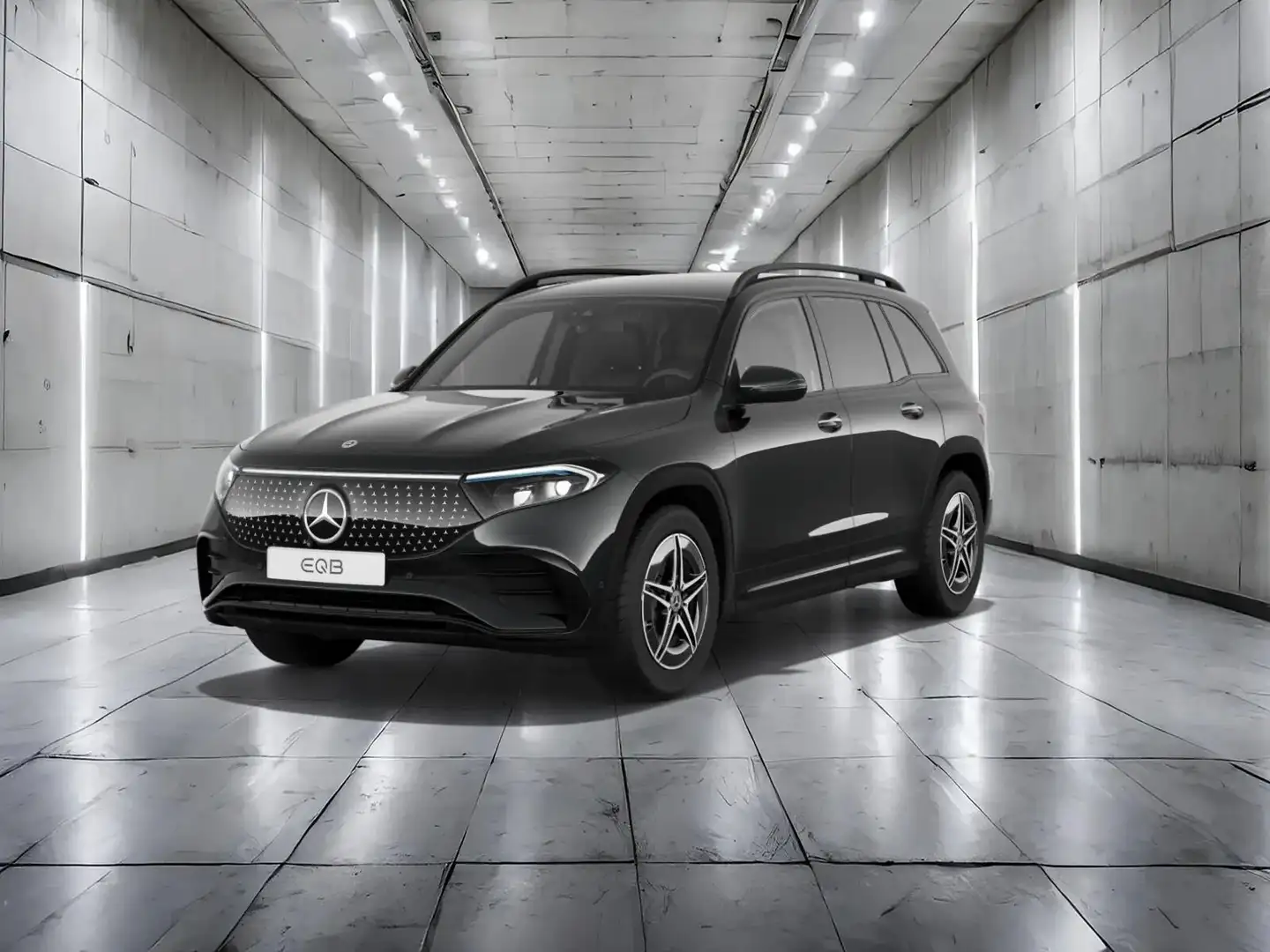 Mercedes-Benz EQB 350 4M AMG+AMBIENTE+MEMORY+NIGHTP.+BURMESTER Schwarz - 1